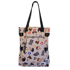 Harajuku Lovers Cute Character Shoulder Tote Bag w Charm Rare Gwen Stefani